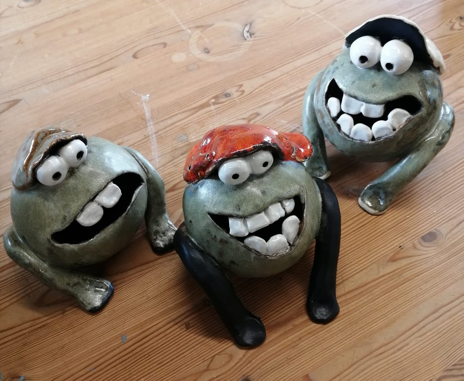 Frøen Orla med kasket Pris pr stk.