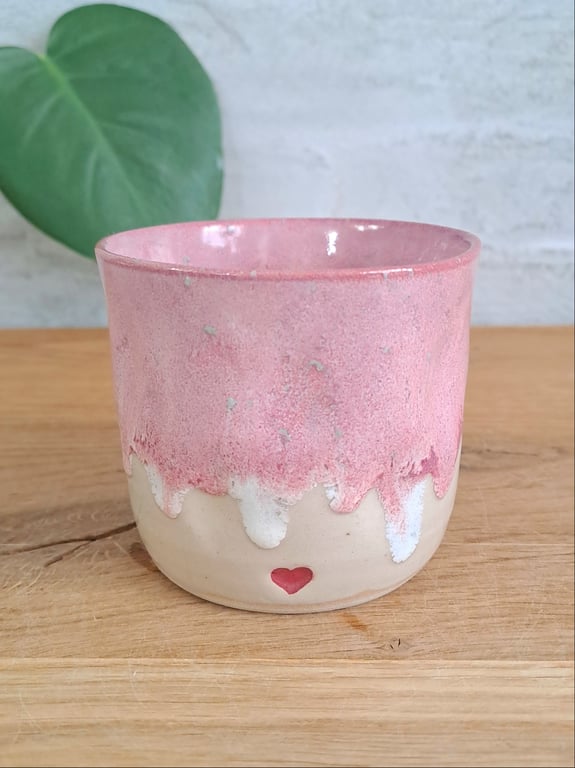 One heart bumle koppen kan indeholde 350 ml.