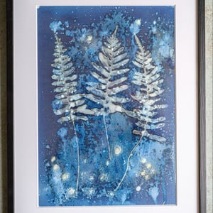 Cyanotype "Bregner #1" – produktbillede