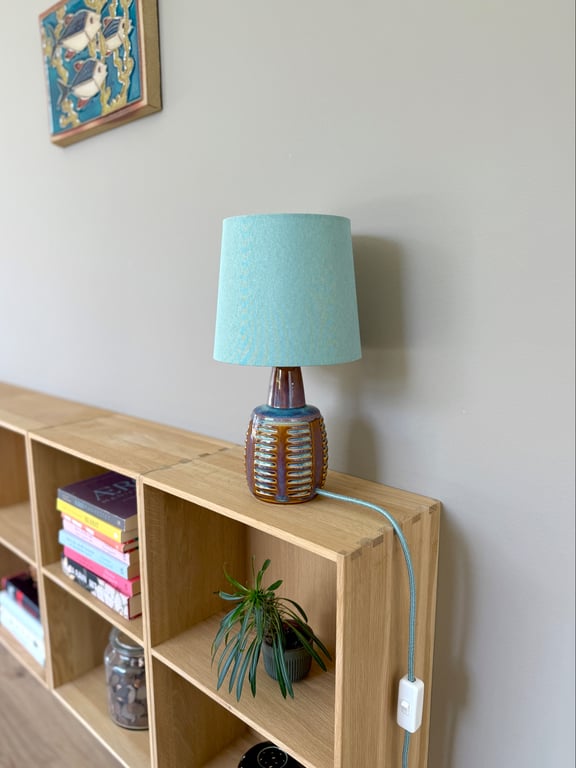 Upcycled vintage bordlampe - Søholm Keramik billede 5
