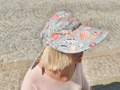 Sommerhat med stor skygge - beskyt ansigtet (2)