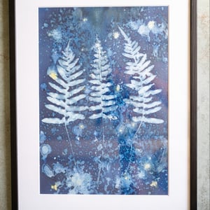 Cyanotype "Bregner #2" – produktbillede