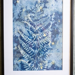 Cyanotype "Bregner #3" – produktbillede