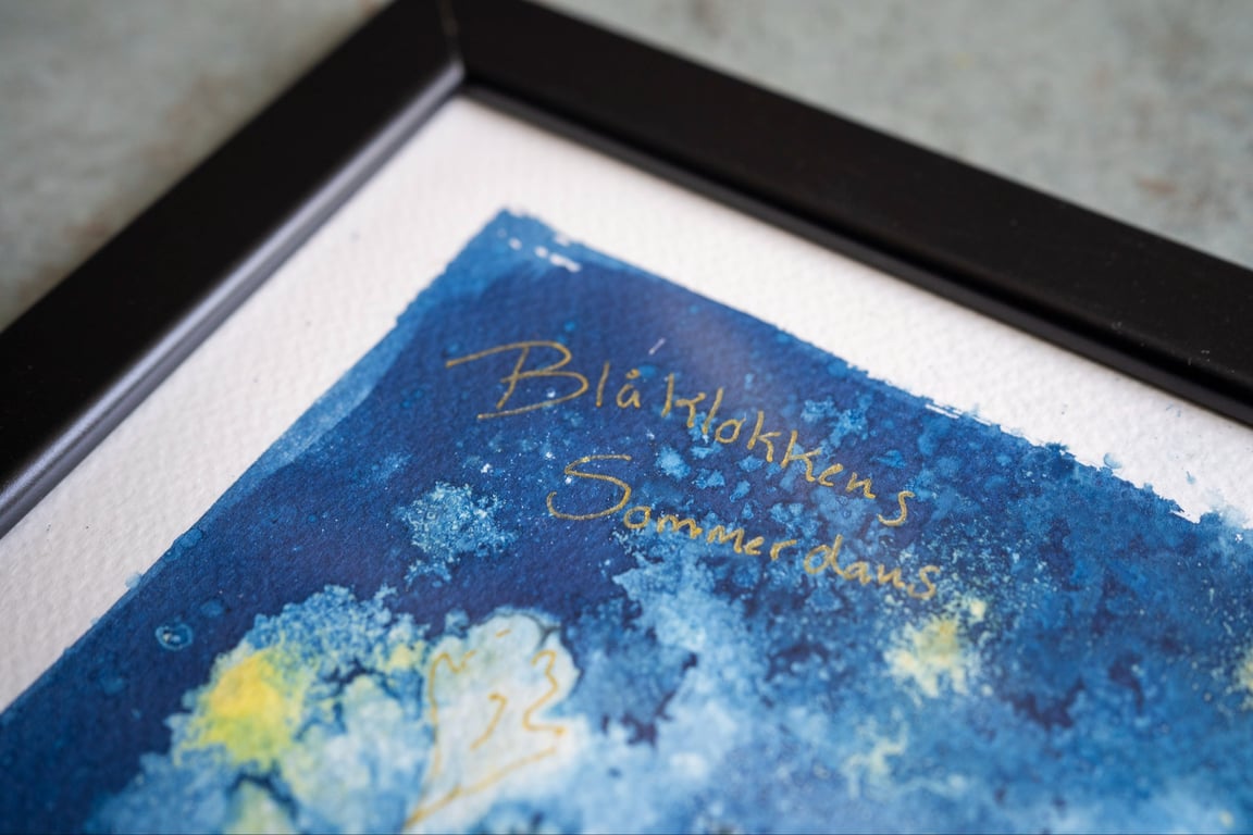 Cyanotype "Blåklokkens sommerdans" billede 2