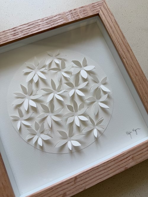 20x20cm, 3D papercut, indrammet  (2)