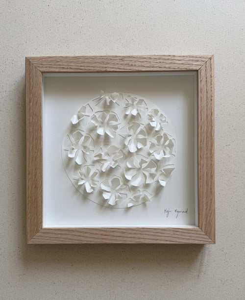 20x20cm, 3D papercut, indrammet  (1)