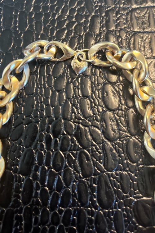 Elegant Chunky Guldhalskæde – 38 cm (2)