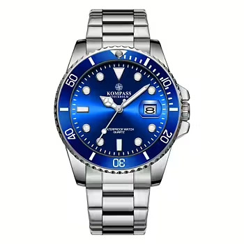 Kompass OceanXplorer Silver Blue (1)
