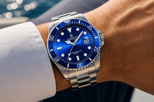 Kompass OceanXplorer Silver Blue (6)
