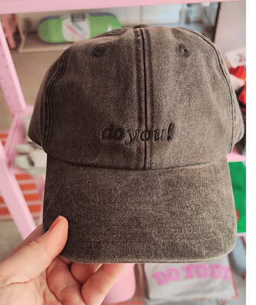 do you!, Low profil Vintage Cap, Sunkissed black