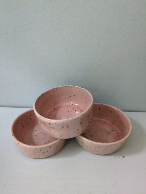 Soyaskåle/saltkar rosa