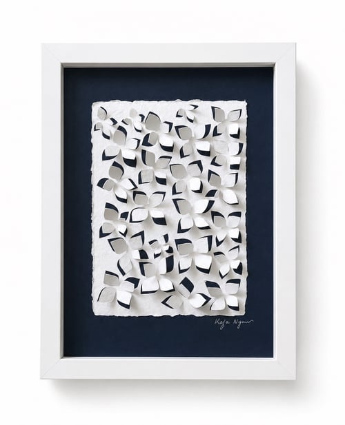 A4, 3D papercut, indrammet  (1)