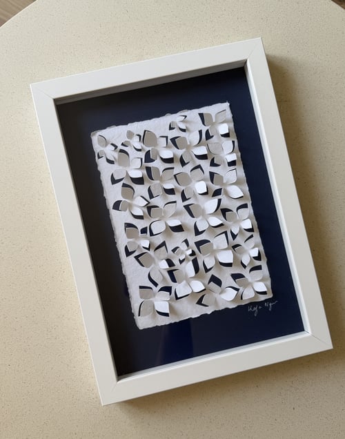 A4, 3D papercut, indrammet  (2)