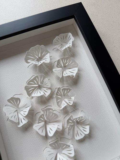 A5, 3D papercut, indrammet  (2)