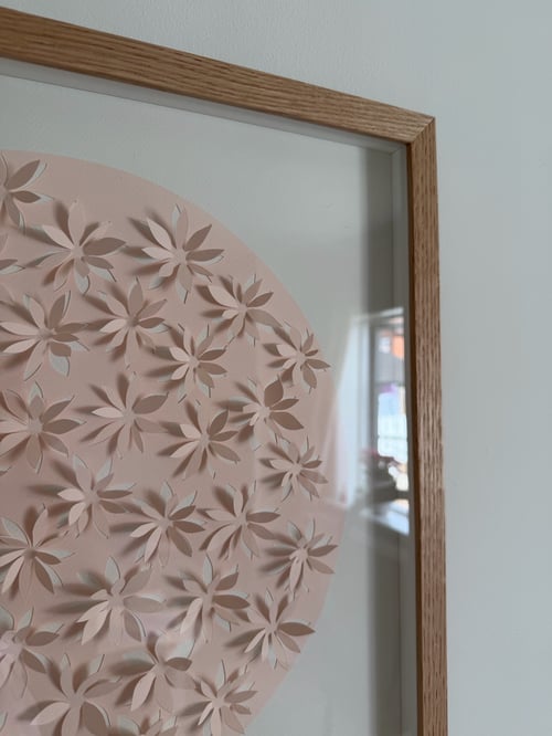 40x40cm, 3D papercut, indrammet  (2)