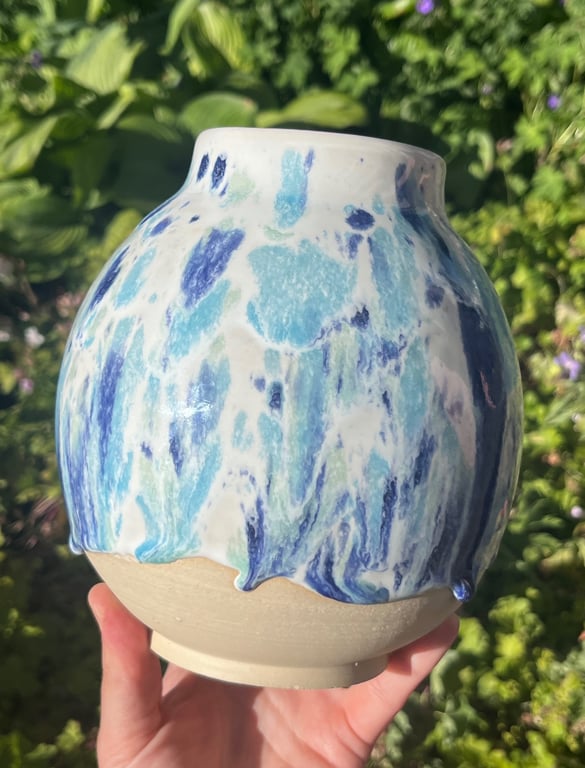 Vase, Blå dryp (a) (dh) billede 2