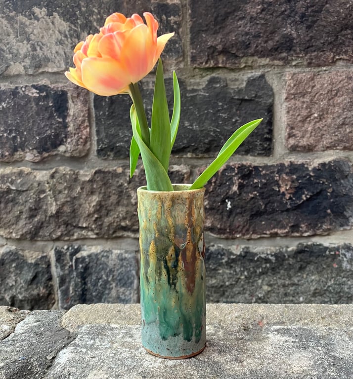 Vase, facetskåret  billede 2