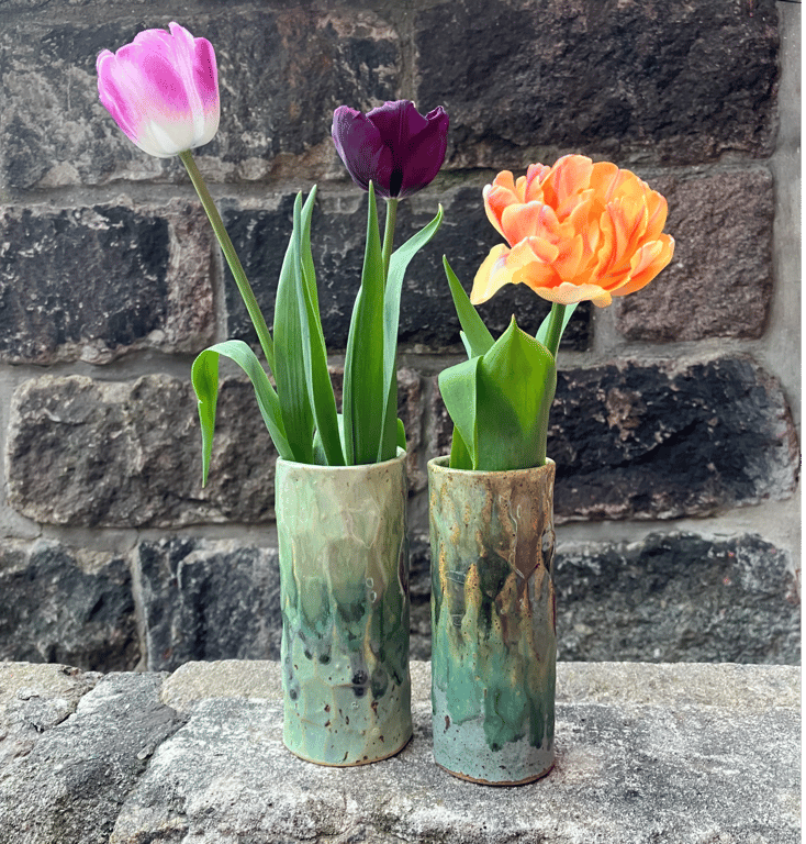 Vase, facetskåret  billede 7