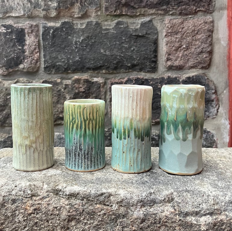 Vase, facetskåret  billede 5