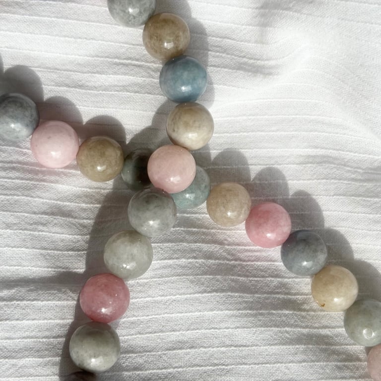 HALSKÆDE PASTEL JADE billede 5