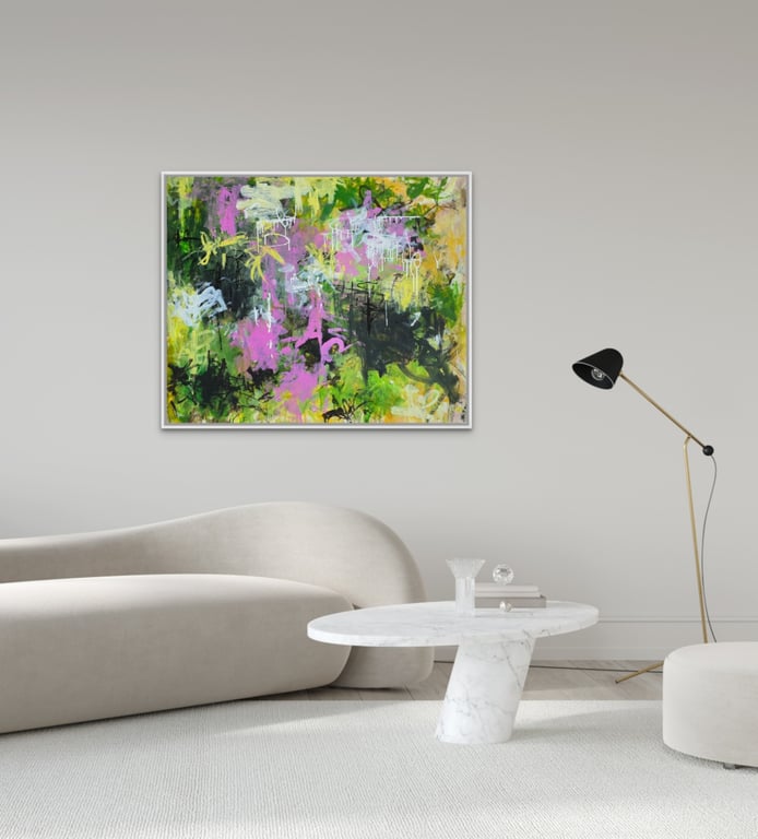 Sommerglad (100x120) billede 2
