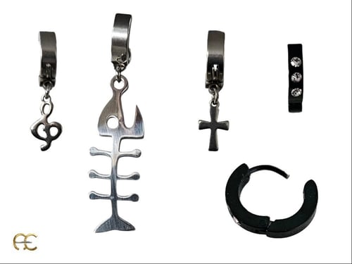 Bred cuff/ørering, vælg variant (1)