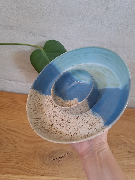 Serveringsskålen er 21 cm i diameter og 4,5 cm høj billede 4