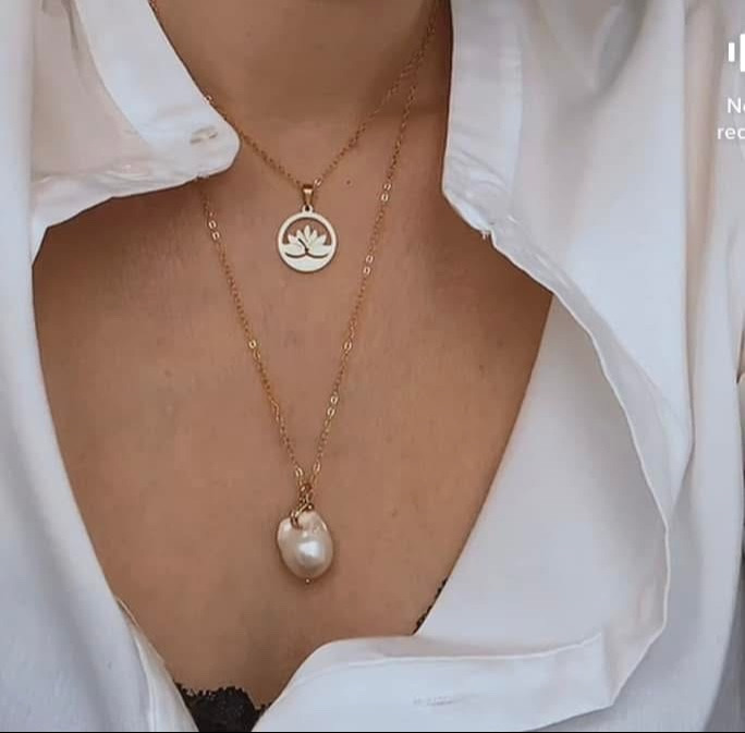 Lotus necklace 