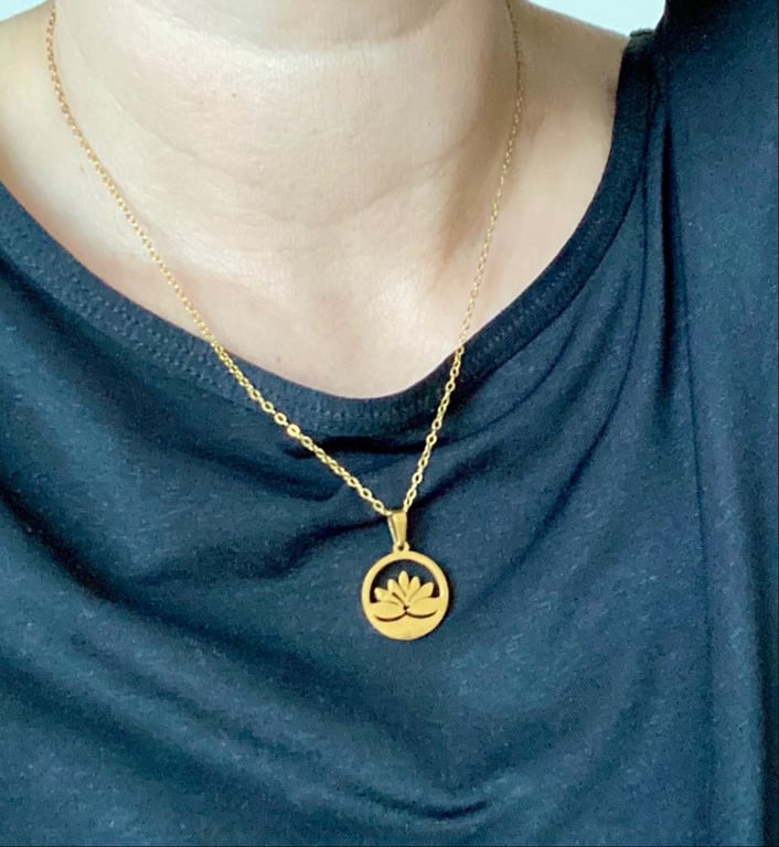Lotus necklace  billede 3