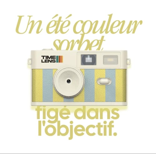 TimeLens, Vintage kamera, Creme Sorbet