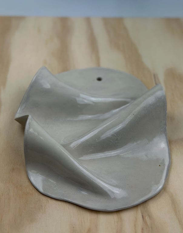 Beige vægrelief - 23 X 19 cm billede 3
