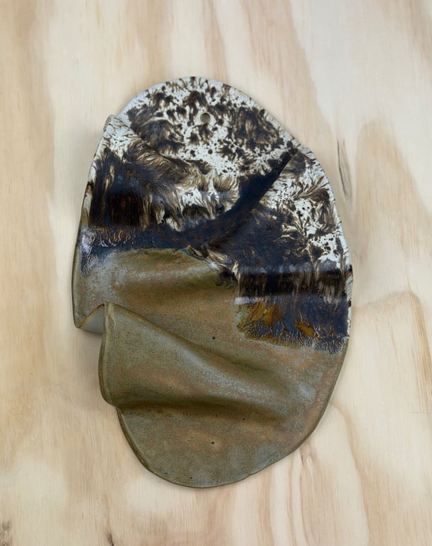 Winter wood &amp; Brun vægrelief - 30 x 20 cm billede 3