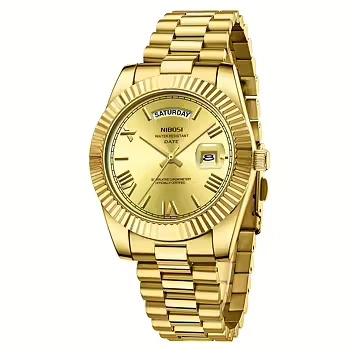 Nibosi Day-Date Roman Gold (3)