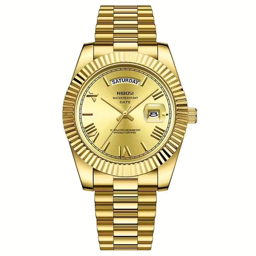 Nibosi Day-Date Roman Gold (1)