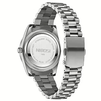 Nibosi Day-Date Roman Silver Pink (6)