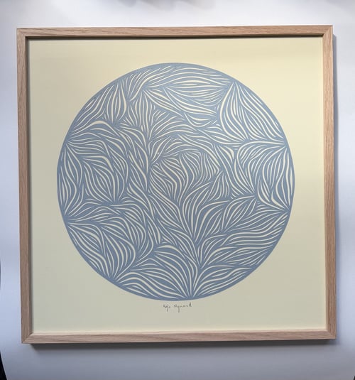 40x40cm, papercut, indrammet  (2)