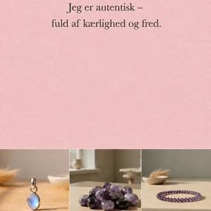 Jeg er autentisk - fuld af kærlighed og fred  – produktbillede