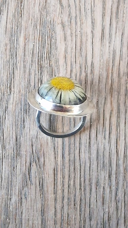 Tusindfryd sølv ring 