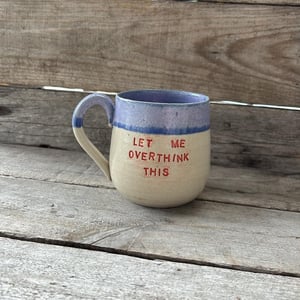 "Let me overthink this" kop – produktbillede