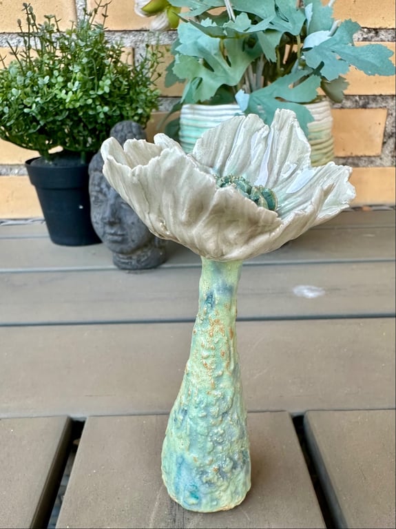 Blomst m håndformede blade billede 2