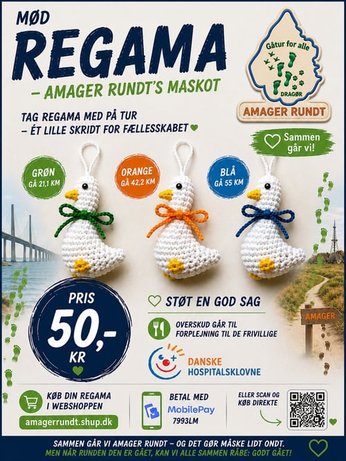 Maskot Gå gåsen Regama