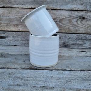 Smørklokke hvid – produktbillede