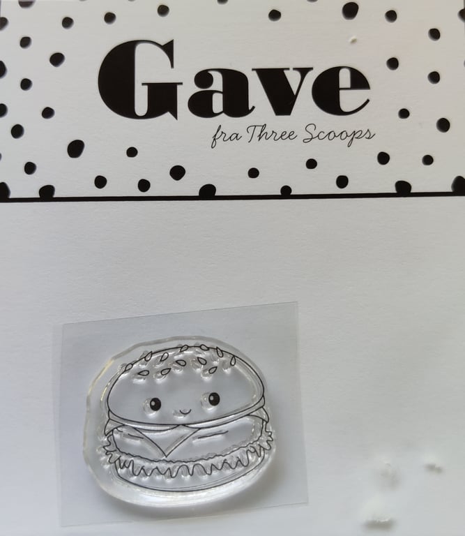 51 - Mini stempel - burger