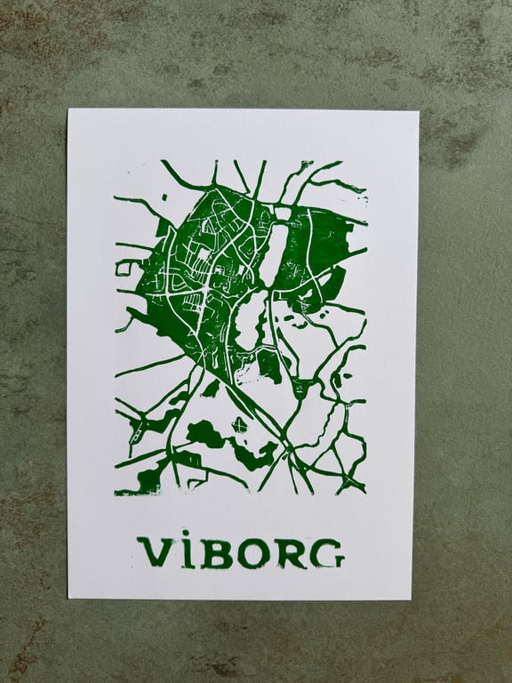 Viborg linoleumstryk  billede 2