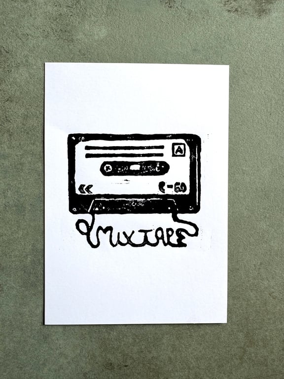 Mix tape linoleumstryk