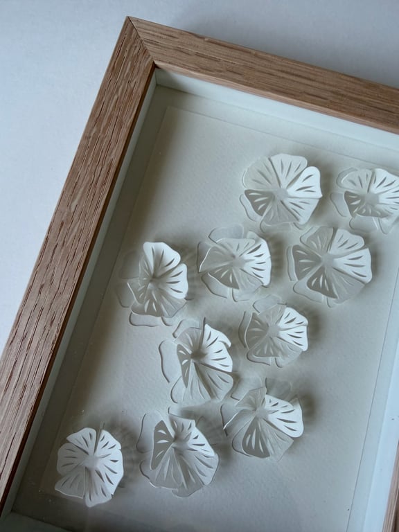 15x21cm, 3D papercut  billede 2