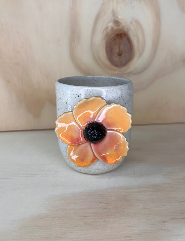 Orange/ lyserød Valmuekop 