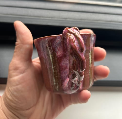 Espressokop pink og brun (2)