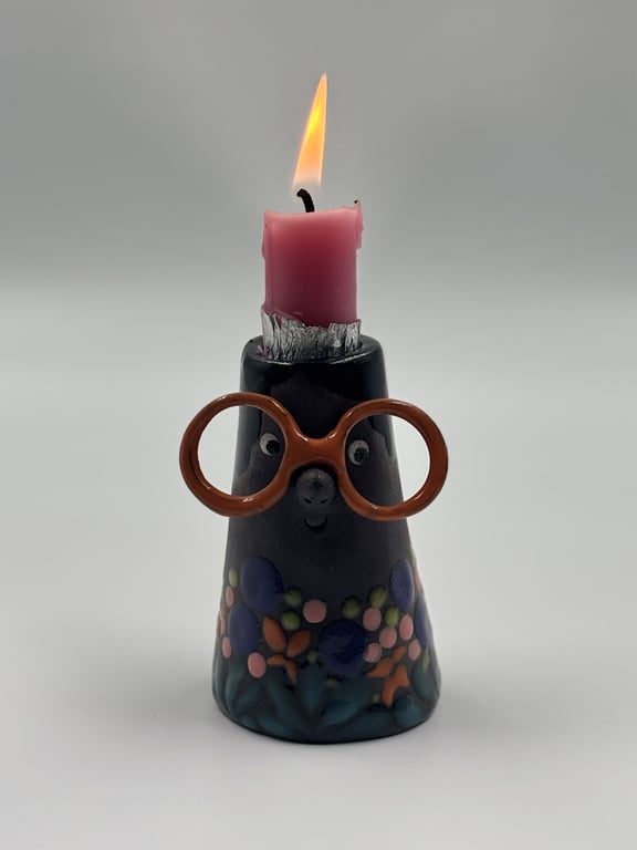 Familienhulihovedet vase/lysestage