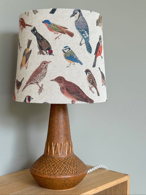 Upcycled vintage bordlampe - Søholm Keramik billede 2